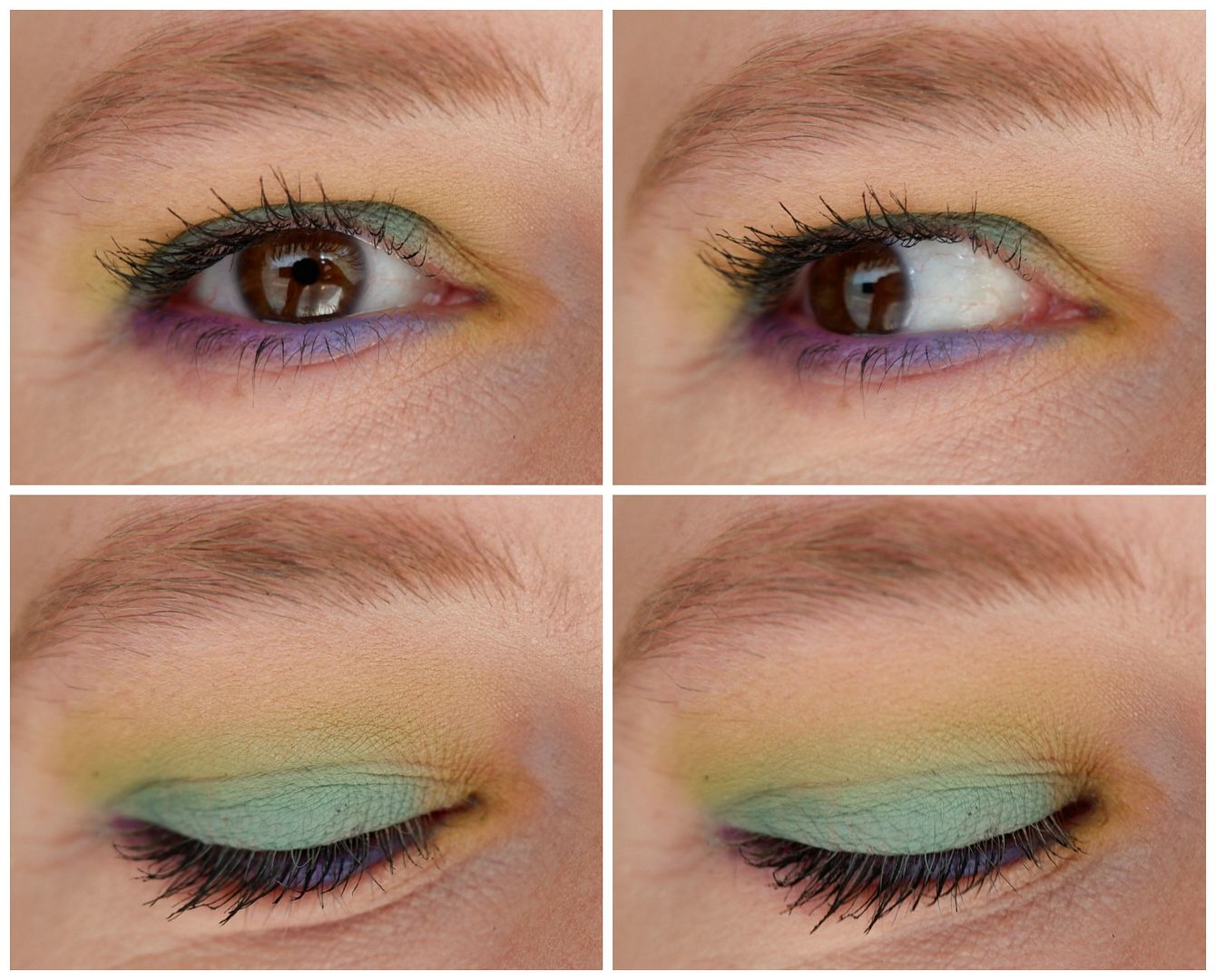 sugarpill funsize eyeshadow palette review swatch makeup look 3 looks 1 palette fair skin sugarpill funsize eyeshadow palette review swatch makeup look 3 looks 1 palette fair skin