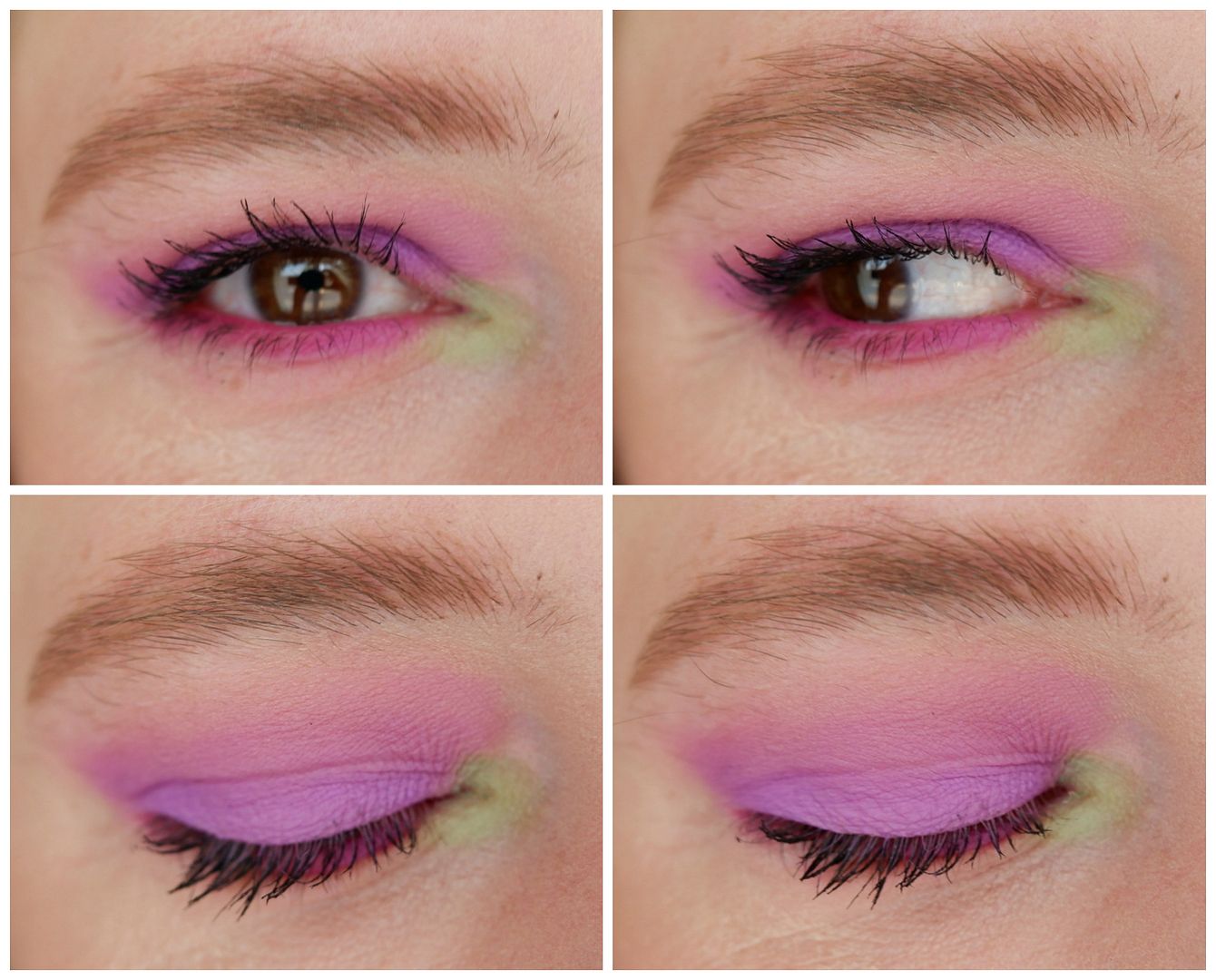 sugarpill funsize eyeshadow palette review swatch makeup look 3 looks 1 palette fair skin sugarpill funsize eyeshadow palette review swatch makeup look 3 looks 1 palette fair skin