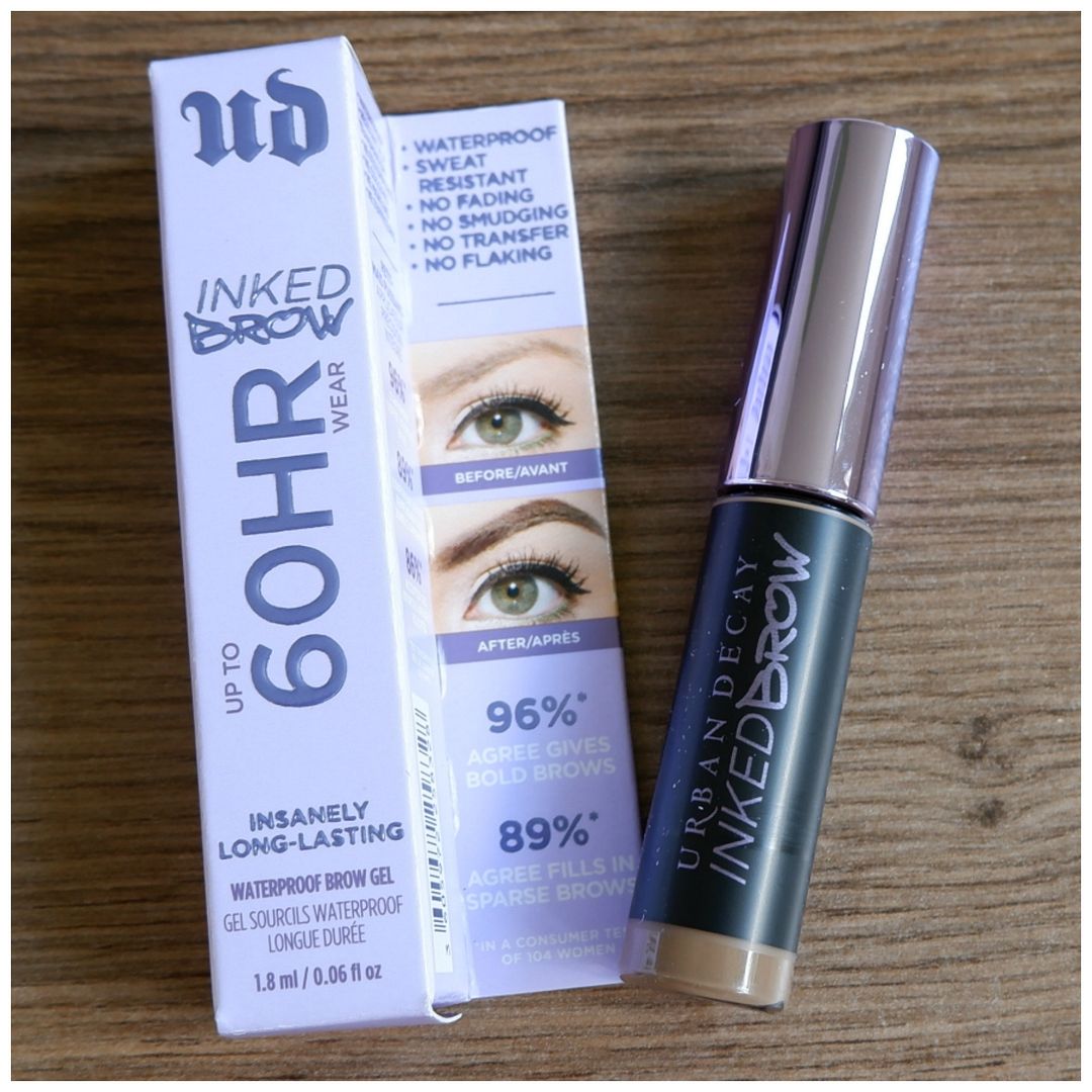 urban decay inked brow brow gel taupe trap review swatch fair skin make up look urban decay inked brow brow gel taupe trap review swatch fair skin make up look