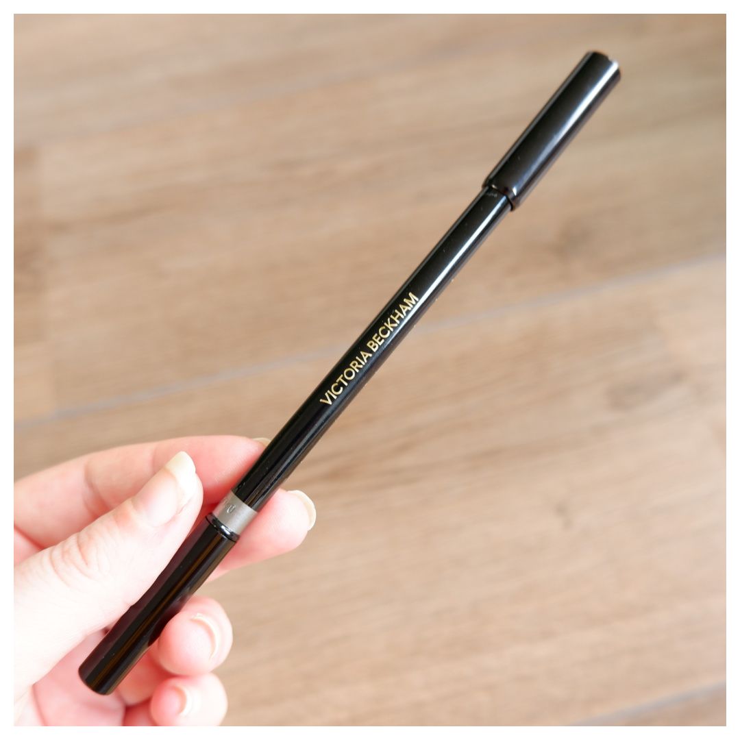 victoria beckham beauty satin kajal eyeliner review swatch makeup look application navy noir sequin green sea grey victoria beckham beauty satin kajal eyeliner review swatch makeup look application navy noir sequin green sea grey