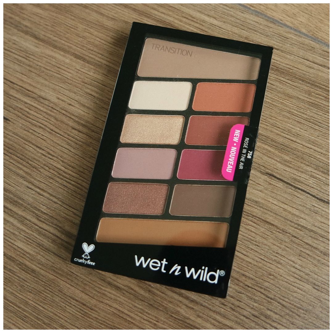 wet n wild rosé in the air eyeshadow palette review swatch makeup look