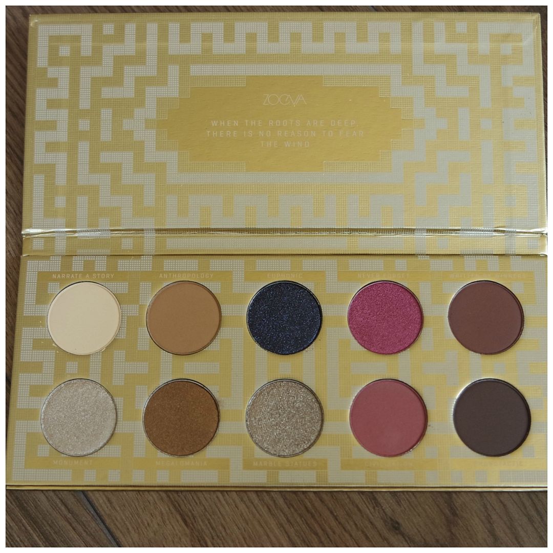 zoeva heritage eyeshadow palette review swatch 2 looks 1 palette make up look
