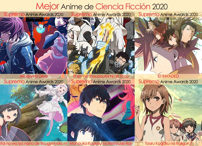 Final X Categorias Nominados a Mejor Anime de Ciencia Ficción 2020