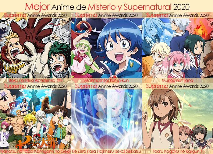 Final X Categorias Nominados a Mejor Anime de Misterio y Supernatural 2020