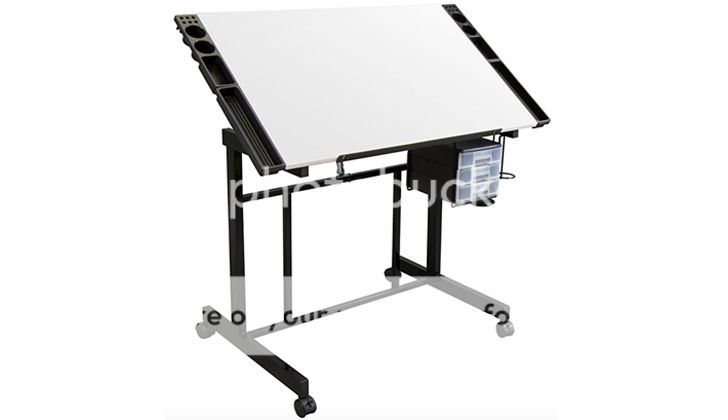 Studio Designs Deluxe Craft Station BlackWhite Studio Designs Deluxe Craft Station BlackWhite