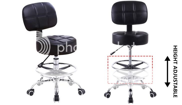 Taburete de dibujo KKTONER con respaldo Taburete de dibujo KKTONER con respaldo