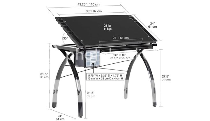 medidas de un restirador medidas de un restirador