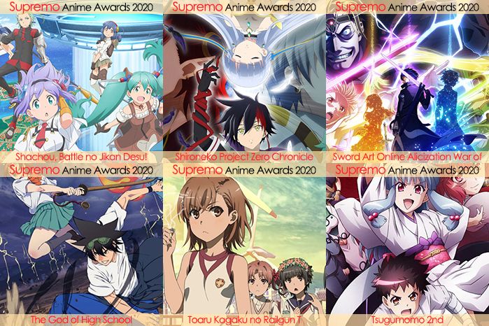 Eliminatorias Nominados a Mejor Anime de Acción 2020