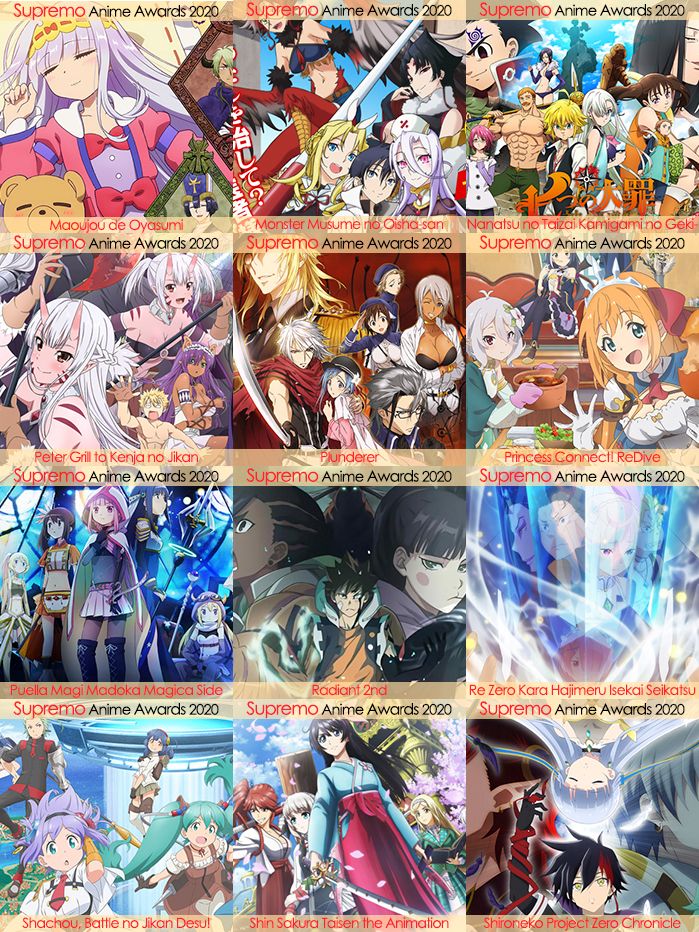 Eliminatorias Nominados a Mejor Anime de Aventura y Fantasía 2020