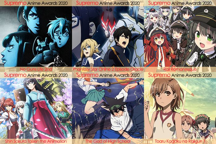 Eliminatorias Nominados a Mejor Anime de Ciencia Ficción 2020