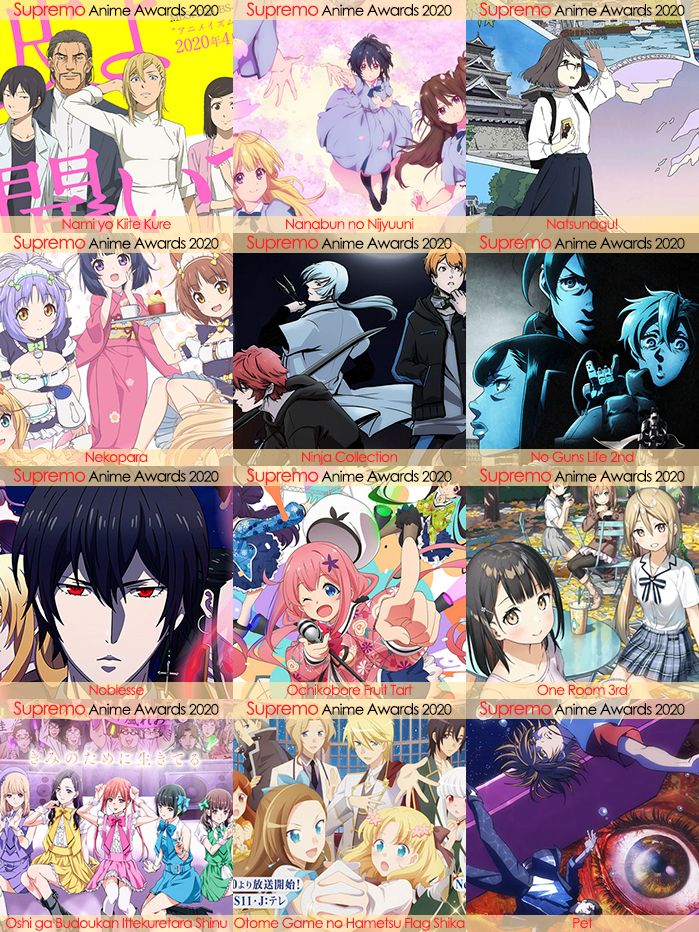 Eliminatorias Nominados a Mejor Anime Seinen 2020