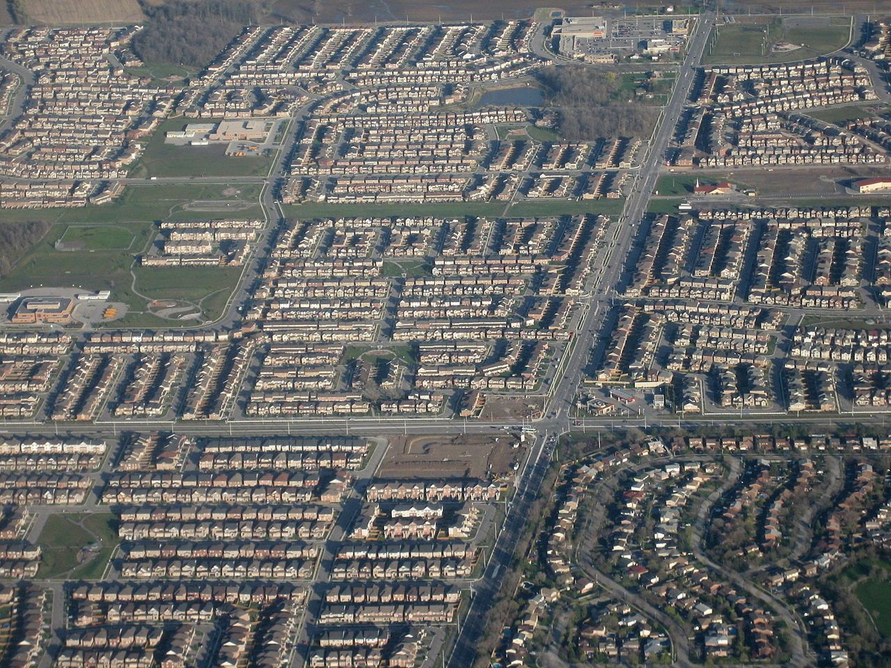 suburban sprawl