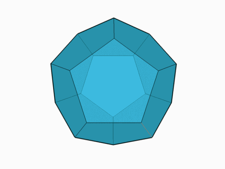 an animated dodecahedron