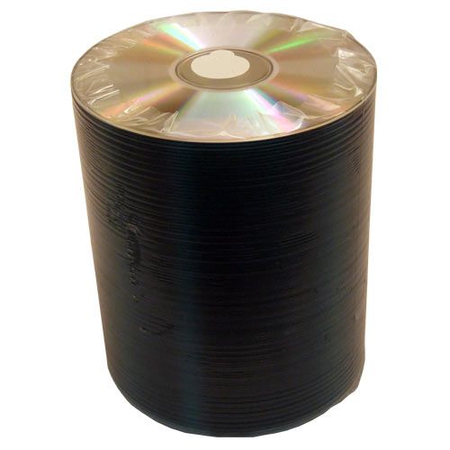 100 Taiyo Yuden CMC PRO Shiny Silver Prism THERMAL Blank CD-R CD 48x ...