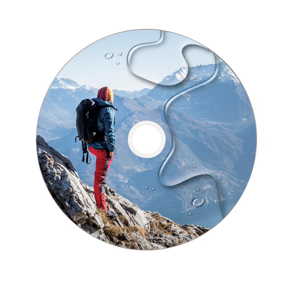 Wide Waterproof Inkjet Printable disc