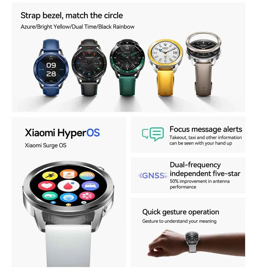 Xiaomi Watch S3 Smart Watch 1.43″ AMOLED Heart Rate Fitness
