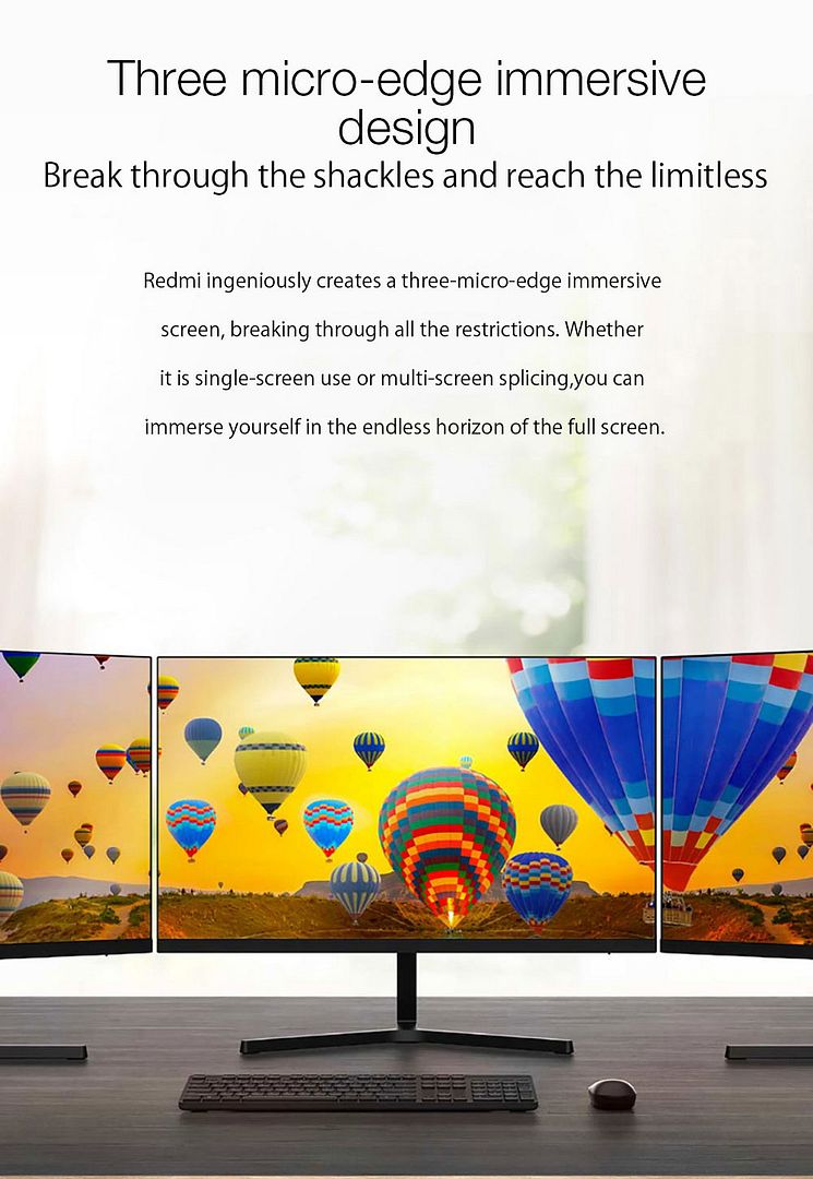 New Xiaomi Redmi Monitor 1A 23.8 Inch 1920x1080P IPS FHD 75Hz Low