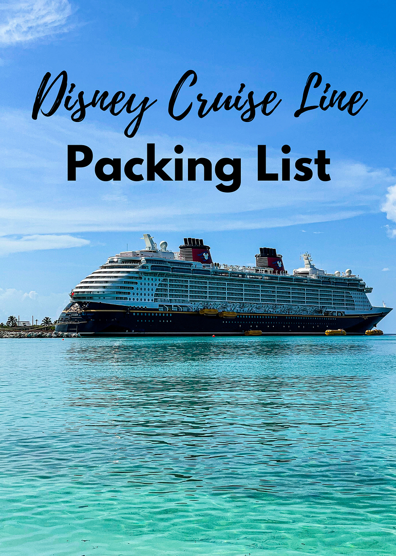 Disney Cruise Line Packing List