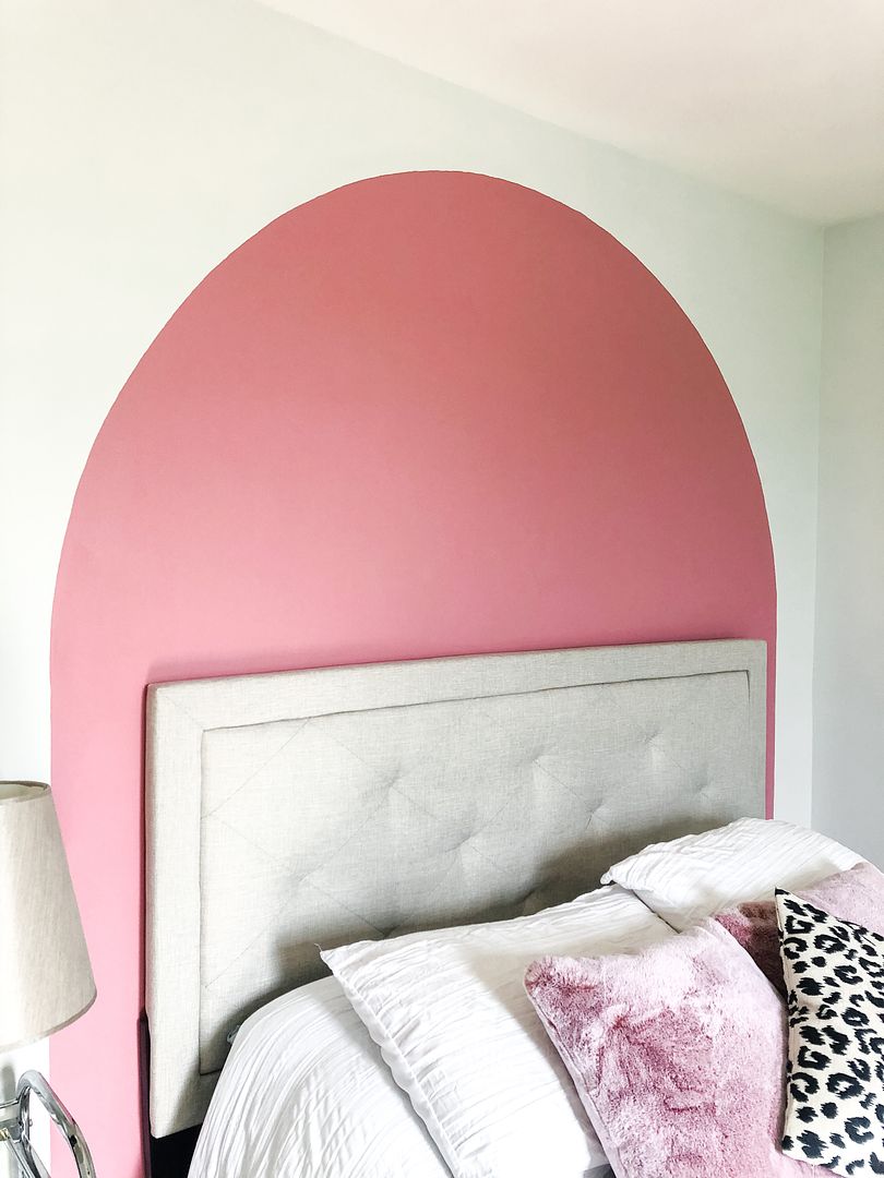 Feature Wall Painted Arch