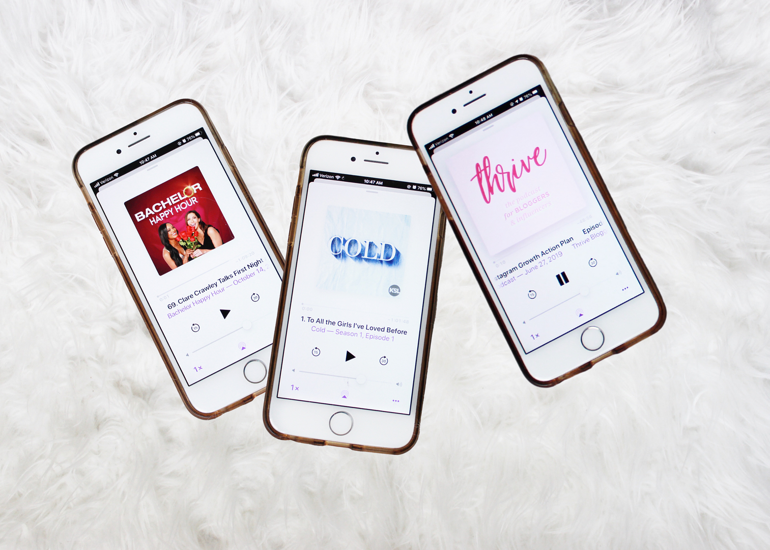 Pursuit of Pink Favorite Podcasts