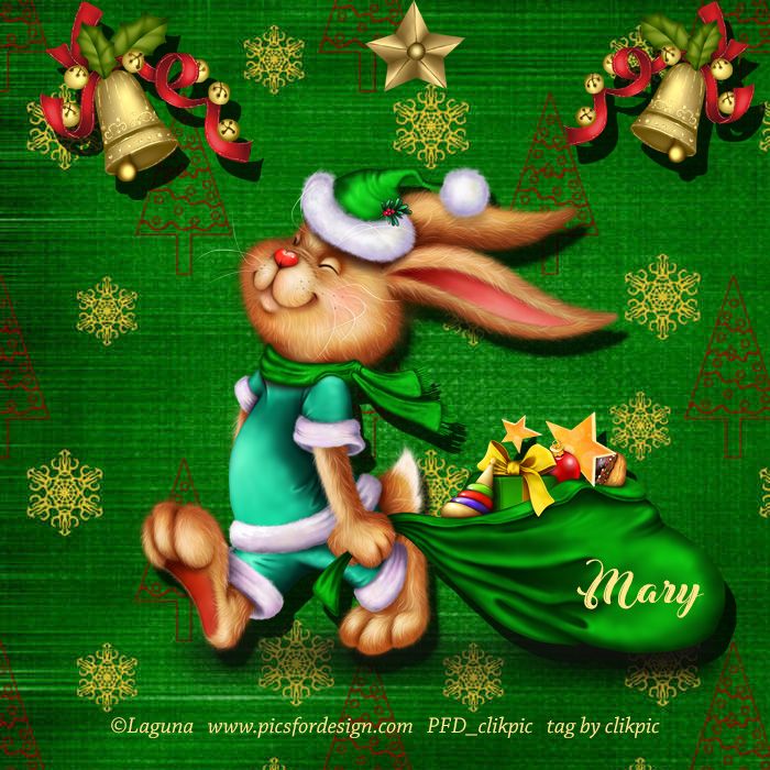 Weekend Psp Challenge 12/2 - 12/4  - Page 5 Festive_Bunny_Mary