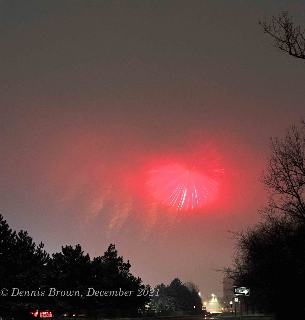 Fireworks At Greenfield Village - Rain and Fog