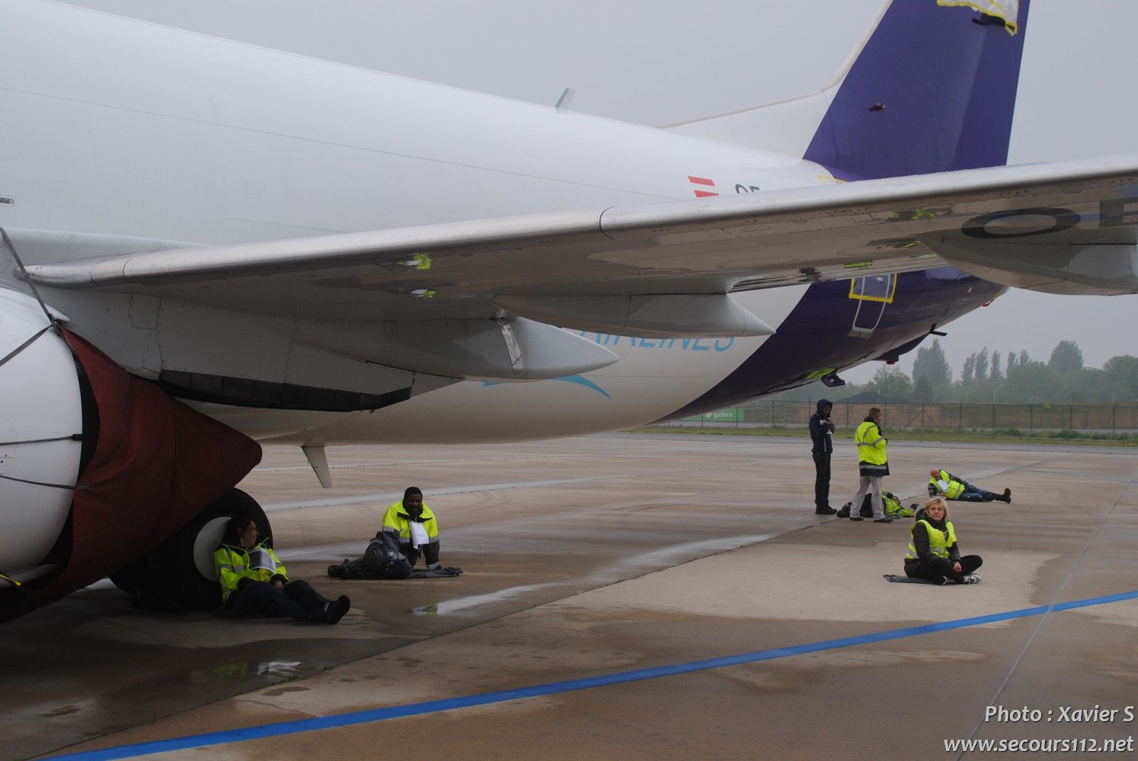 Exercice catastrophe à Liège Airport (5-2019 + photos) DSC_0010_tn