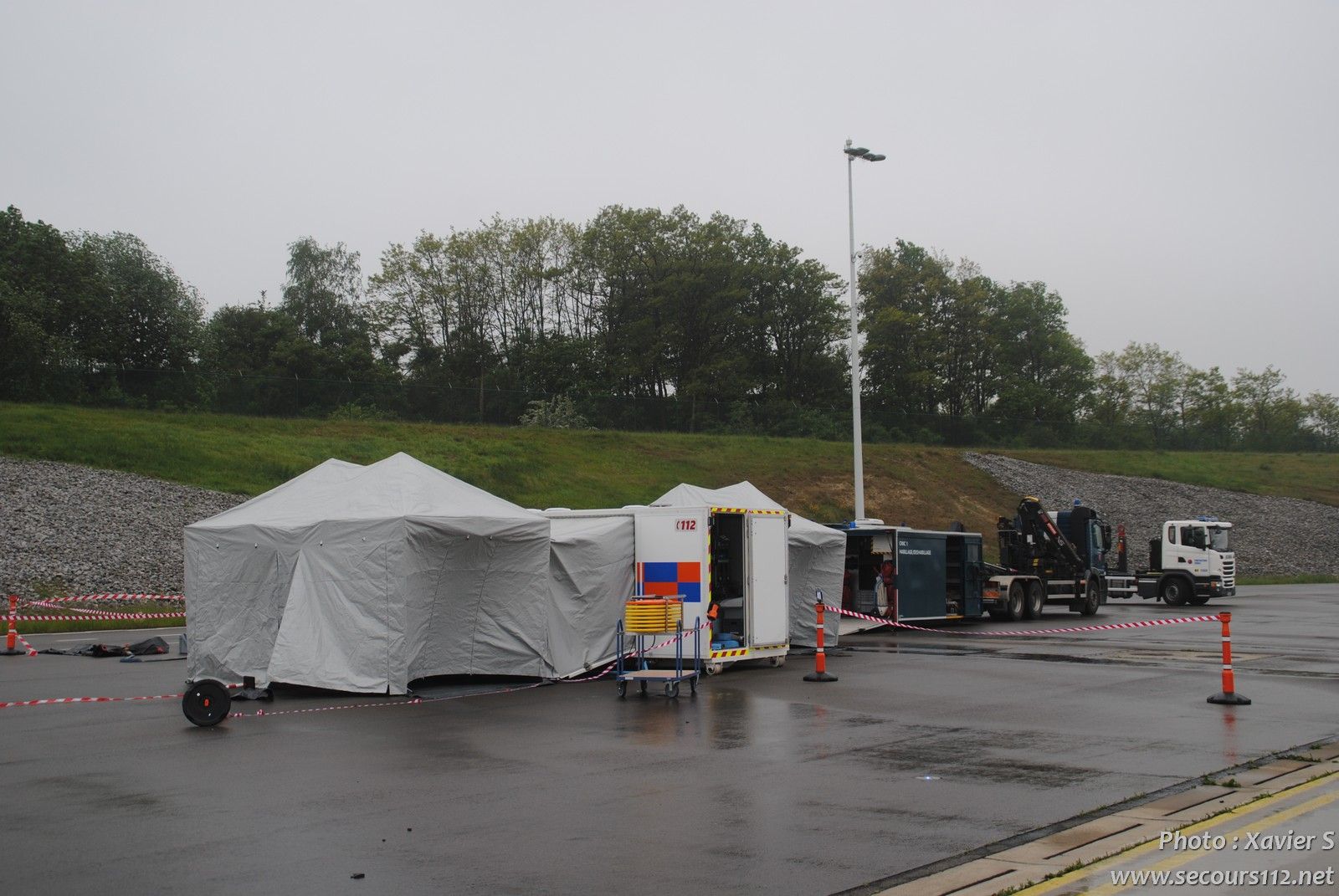 Exercice catastrophe à Liège Airport (5-2019 + photos) DSC_0023_tn