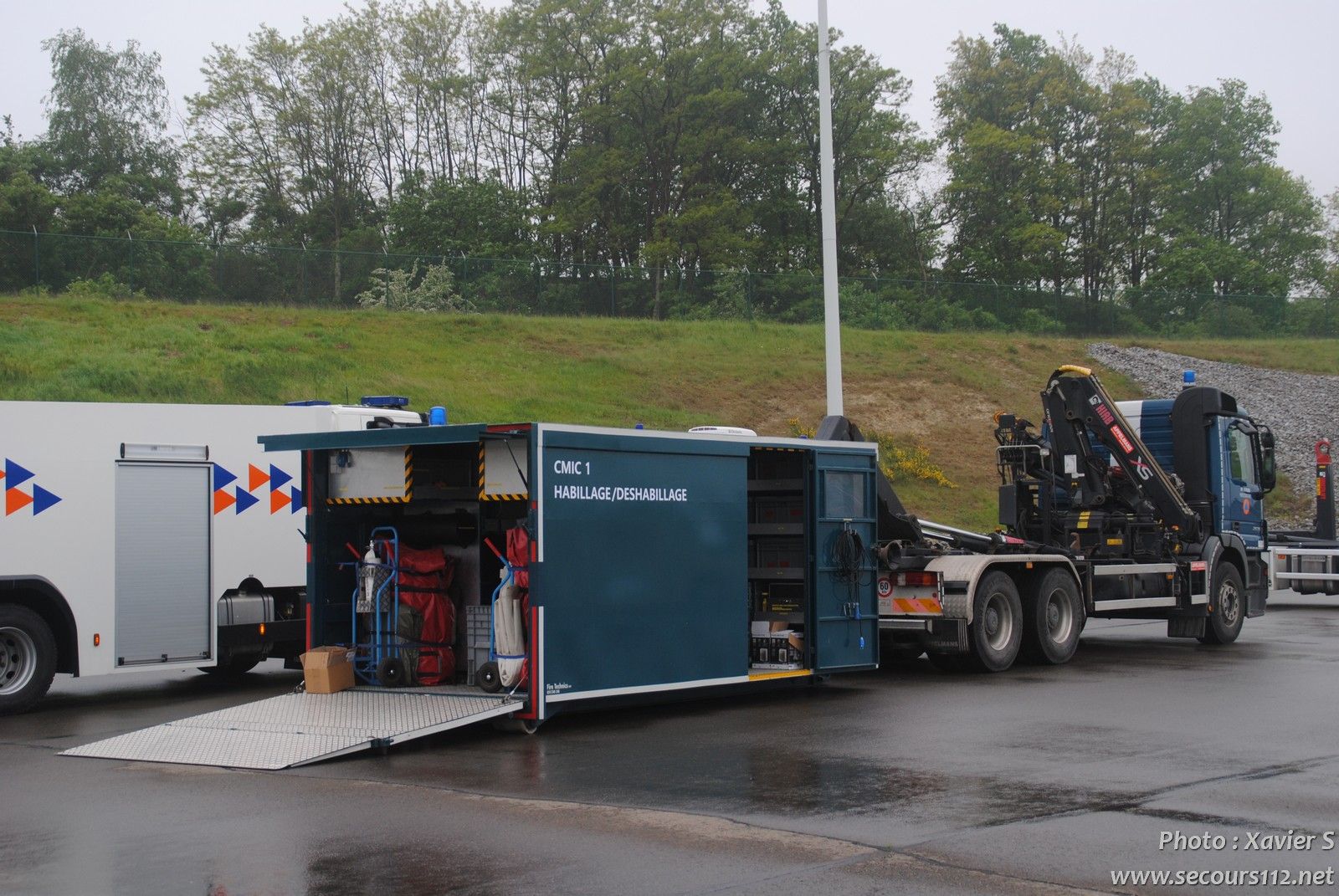 Exercice catastrophe à Liège Airport (5-2019 + photos) DSC_0025_tn