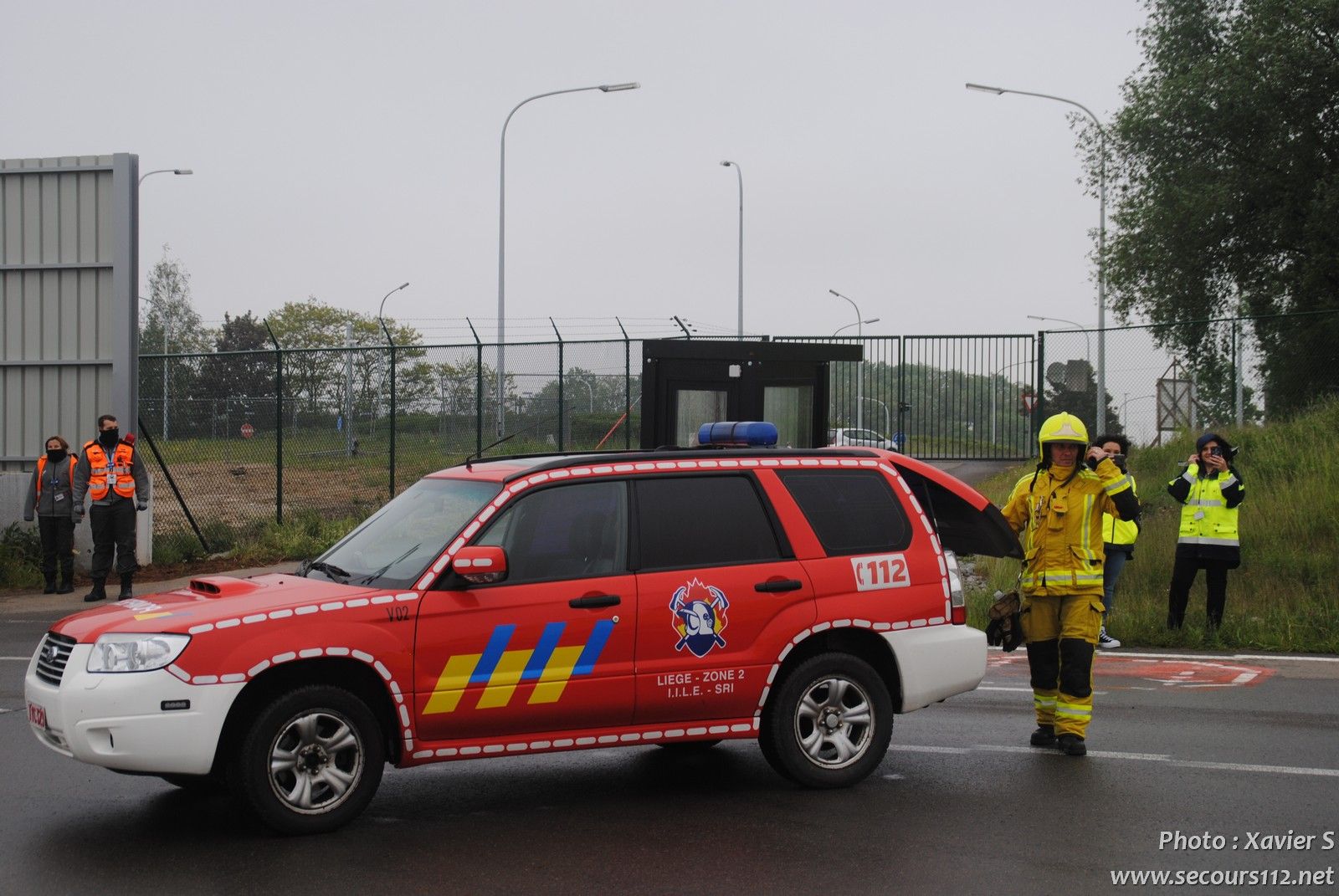 Exercice catastrophe à Liège Airport (5-2019 + photos) DSC_0110_tn