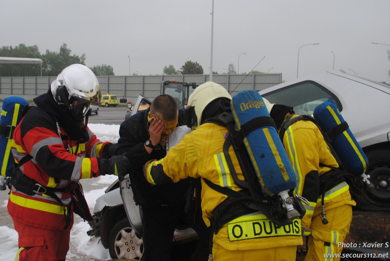 Exercice catastrophe à Liège Airport (5-2019 + photos) DSC_0164_tn