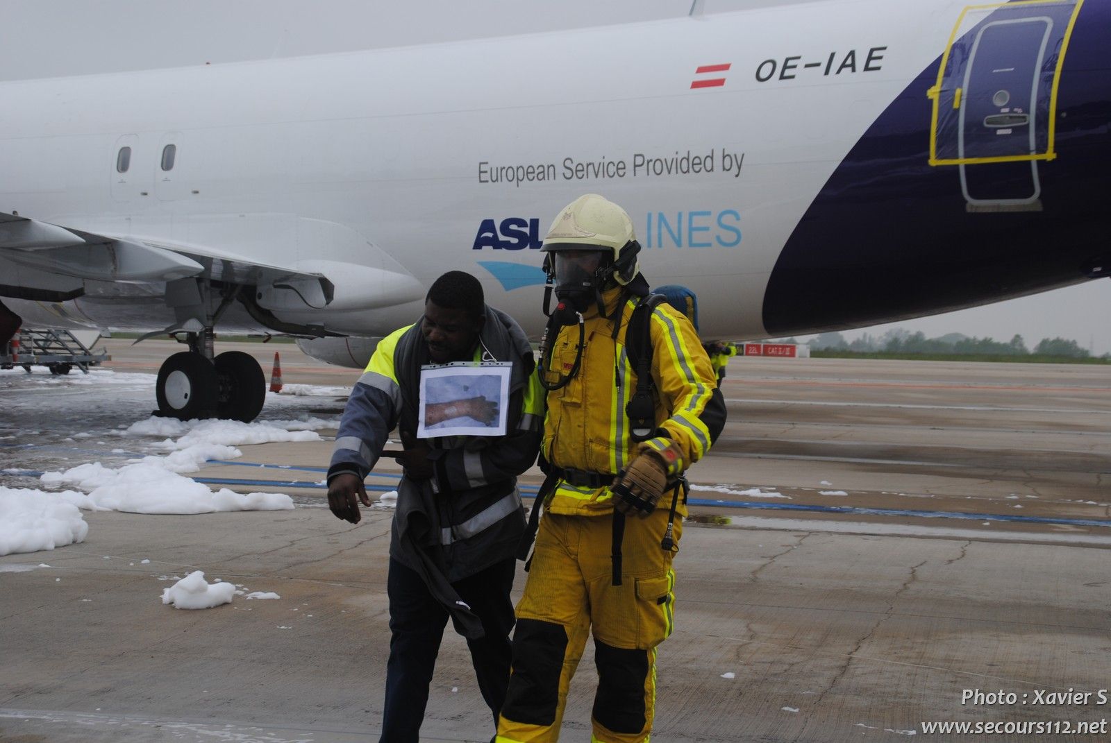 Exercice catastrophe à Liège Airport (5-2019 + photos) DSC_0181_tn