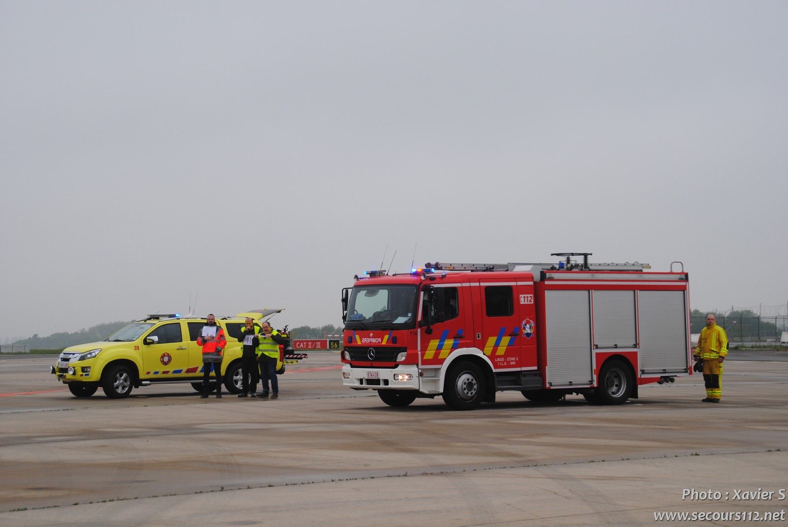 Exercice catastrophe à Liège Airport (5-2019 + photos) DSC_0193_tn