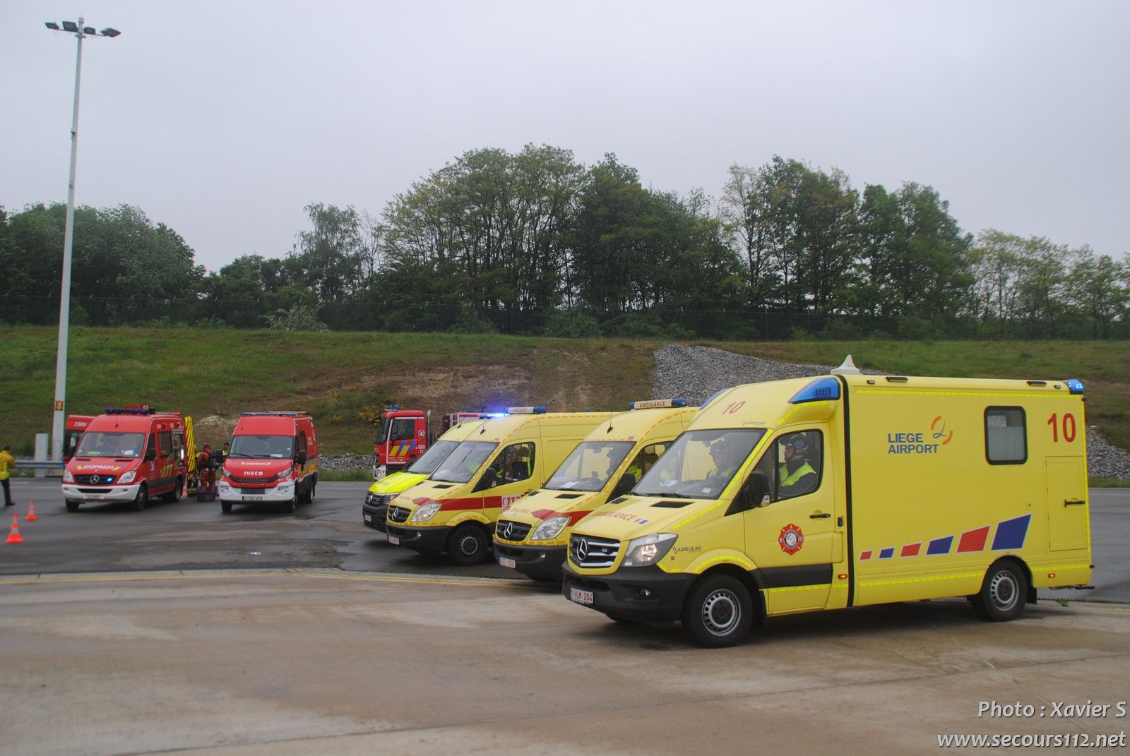 Exercice catastrophe à Liège Airport (5-2019 + photos) DSC_0239_tn