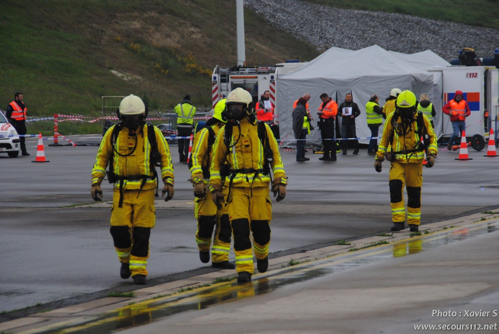 Exercice catastrophe à Liège Airport (5-2019 + photos) DSC_0292_tn