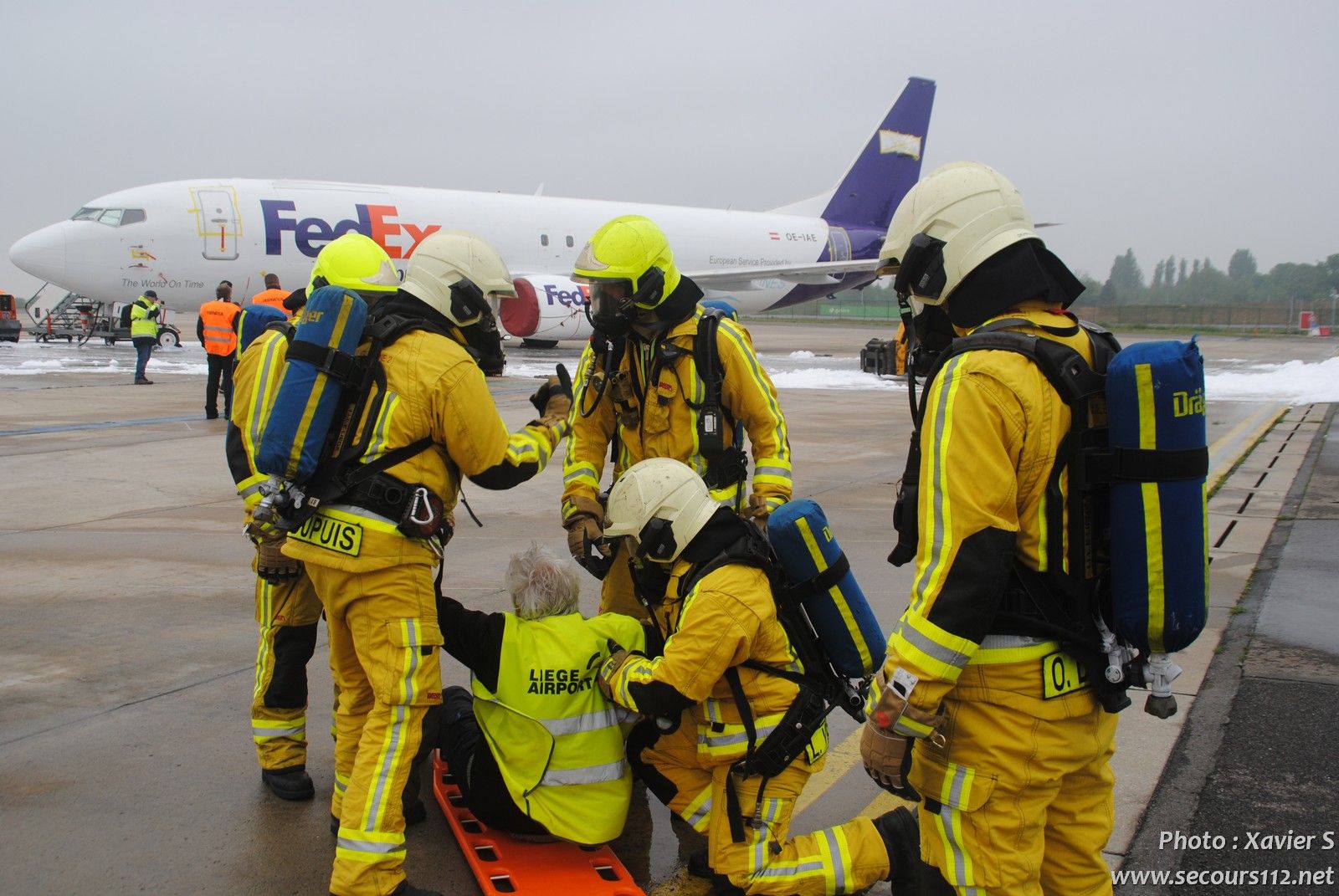 Exercice catastrophe à Liège Airport (5-2019 + photos) DSC_0298_tn