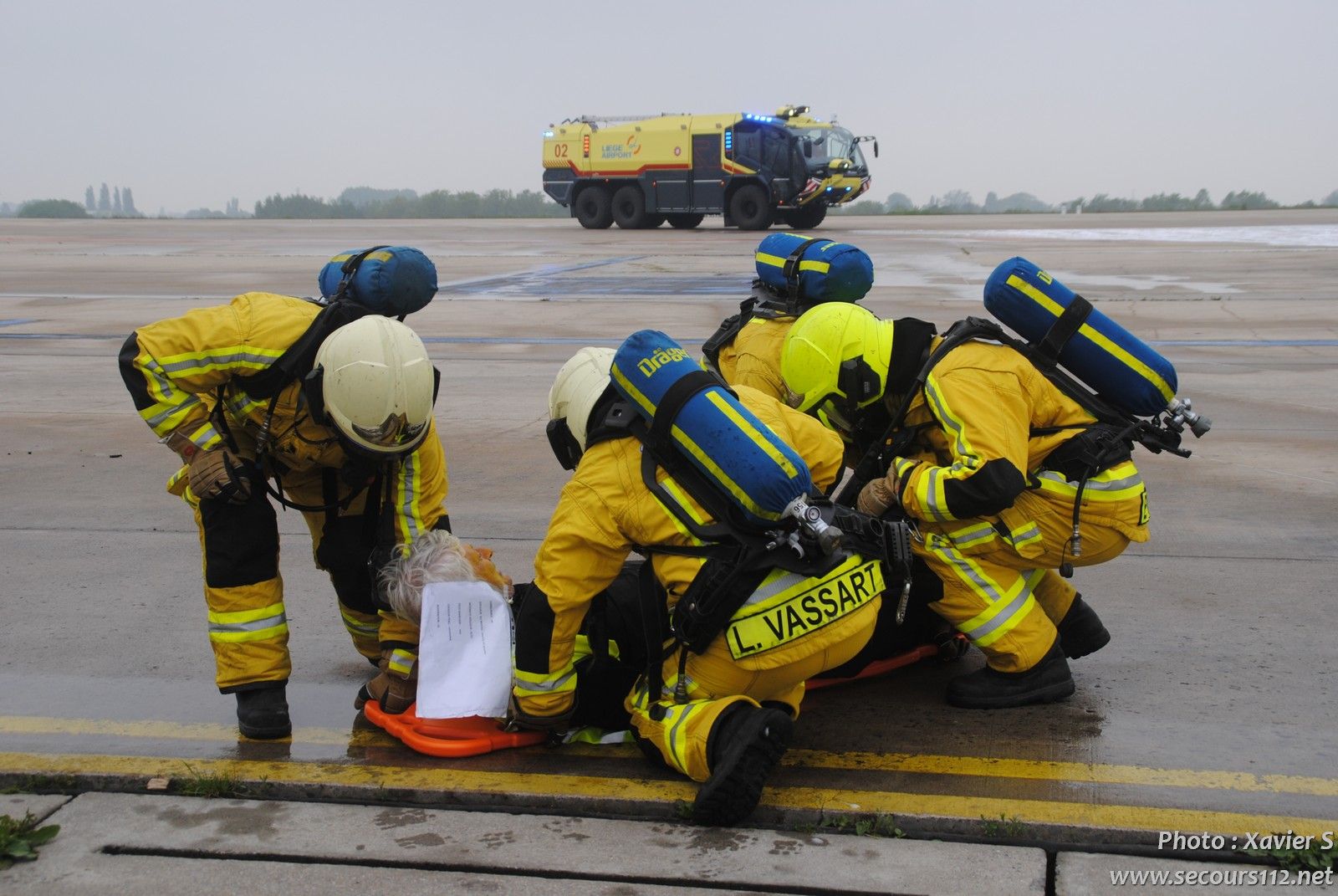 Exercice catastrophe à Liège Airport (5-2019 + photos) DSC_0307_tn