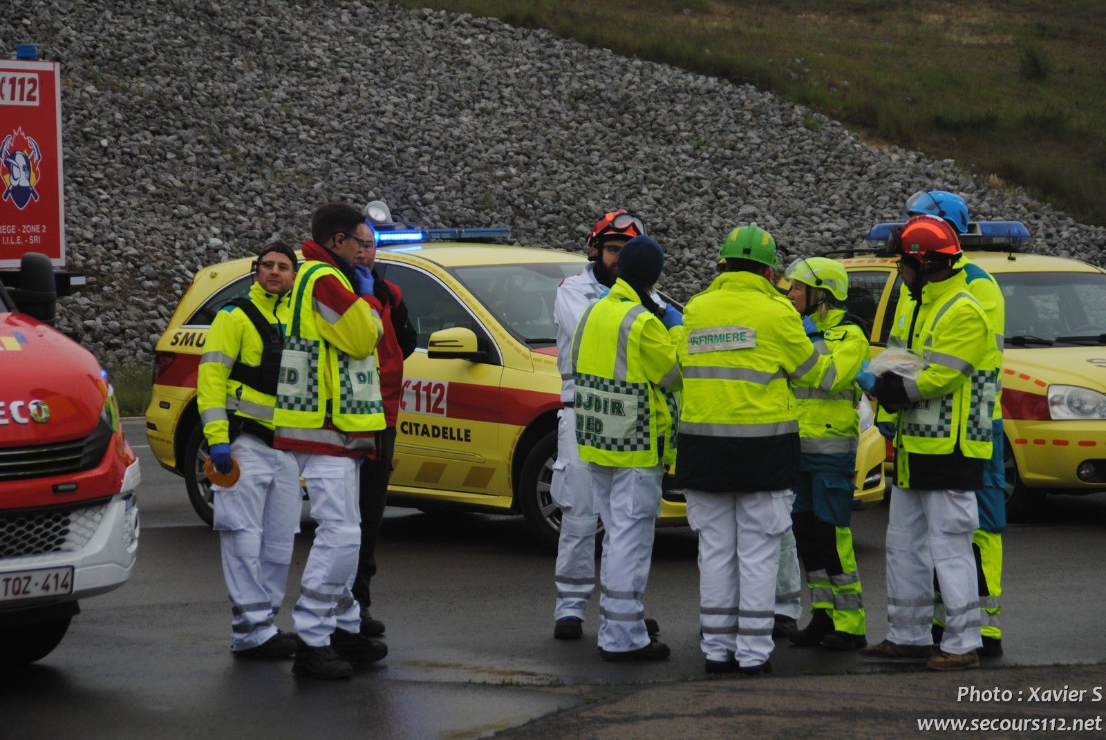 Exercice catastrophe à Liège Airport (5-2019 + photos) DSC_0356_tn