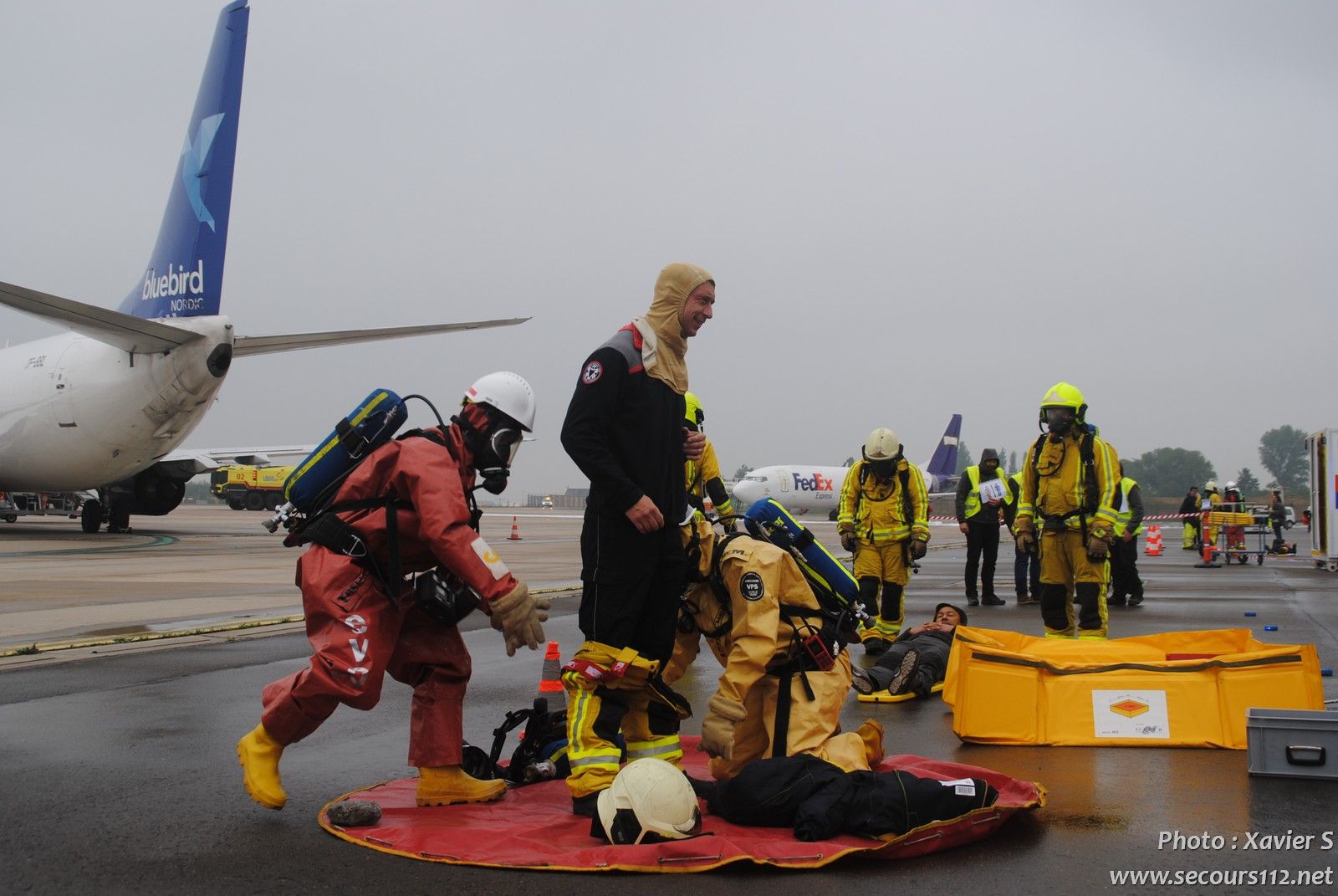 Exercice catastrophe à Liège Airport (5-2019 + photos) DSC_0372_tn