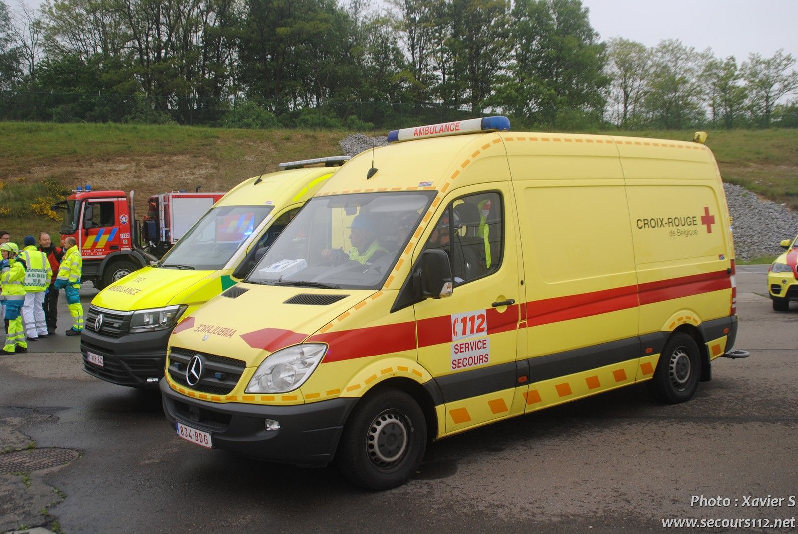 Exercice catastrophe à Liège Airport (5-2019 + photos) DSC_0399_tn