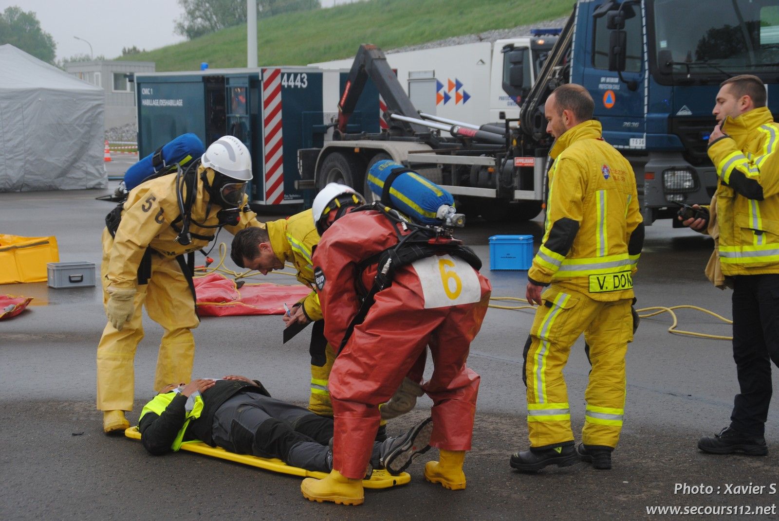 Exercice catastrophe à Liège Airport (5-2019 + photos) DSC_0432_tn