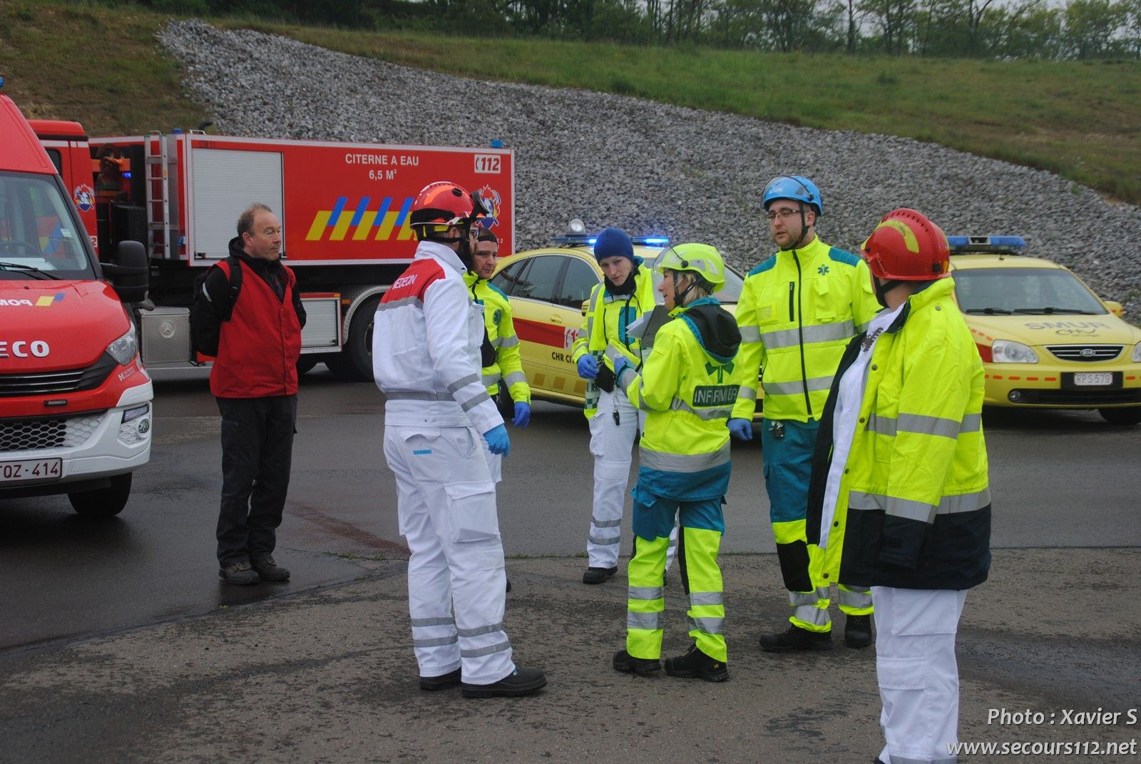 Exercice catastrophe à Liège Airport (5-2019 + photos) DSC_0444_tn