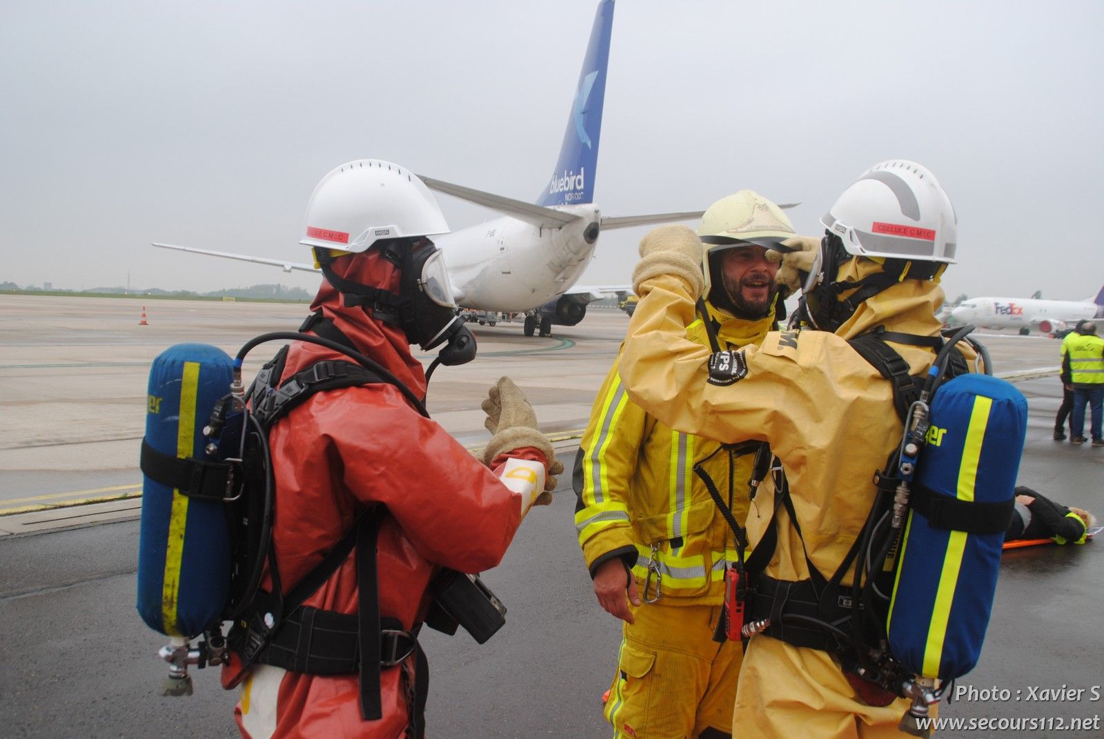 Exercice catastrophe à Liège Airport (5-2019 + photos) DSC_0457_tn