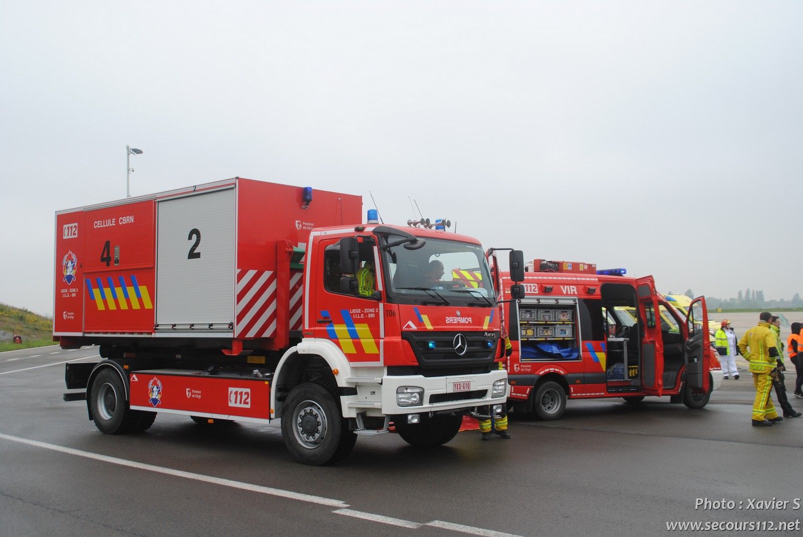 Exercice catastrophe à Liège Airport (5-2019 + photos) DSC_0460_tn