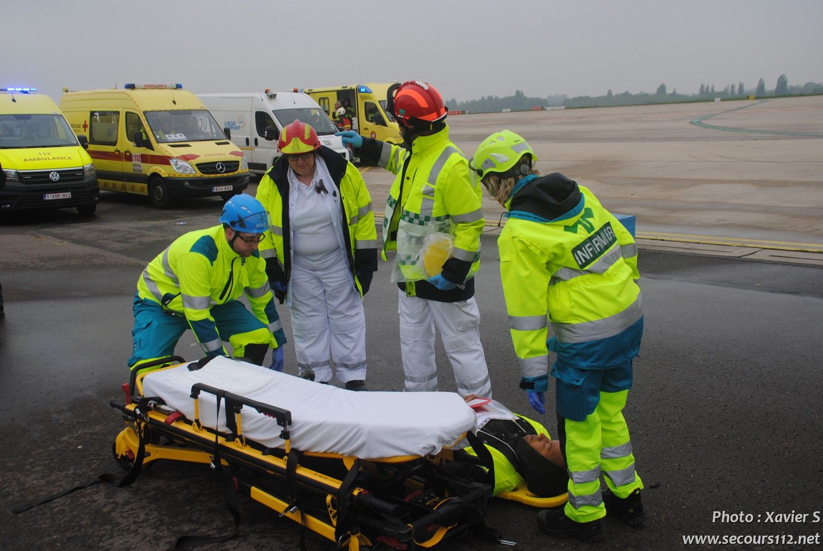 Exercice catastrophe à Liège Airport (5-2019 + photos) DSC_0478_tn