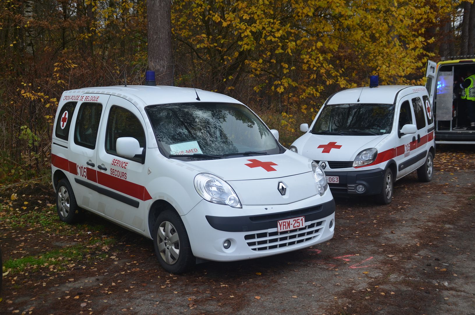 Ghlin : execice commun Police et Croix Rouge (1/12/2022 + photos) Xavier_(154)