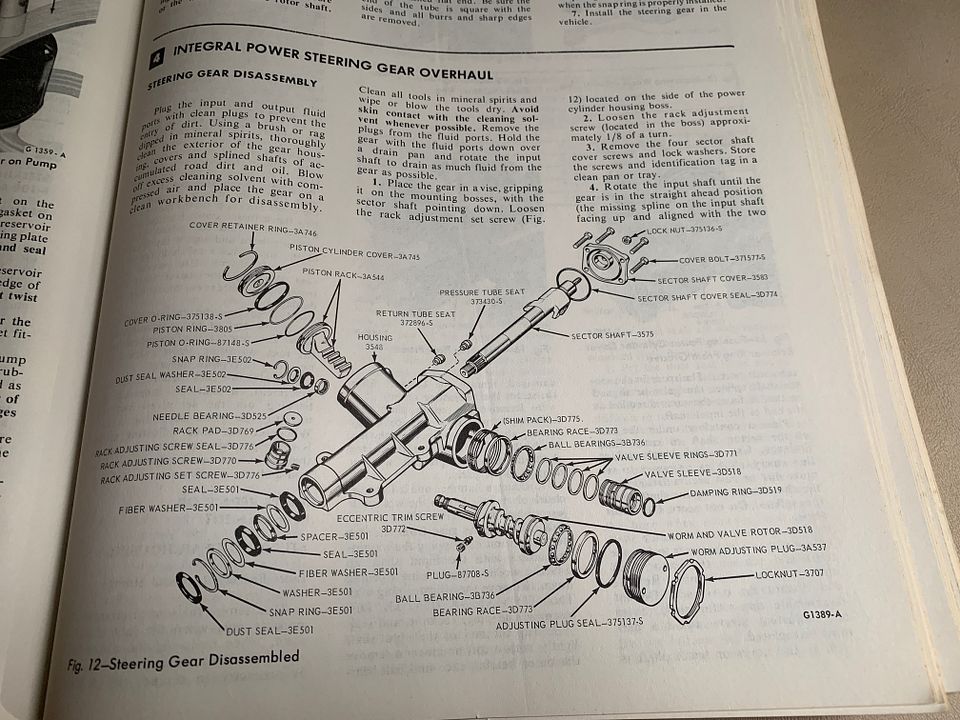 Leaky bendix power steering gear on a ‘66 f100 Ford Truck Enthusiasts