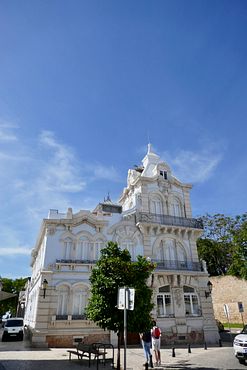 Barockhaus mit Storch
