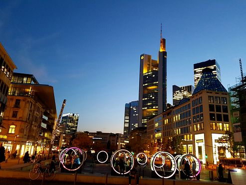 Mainhattan at night