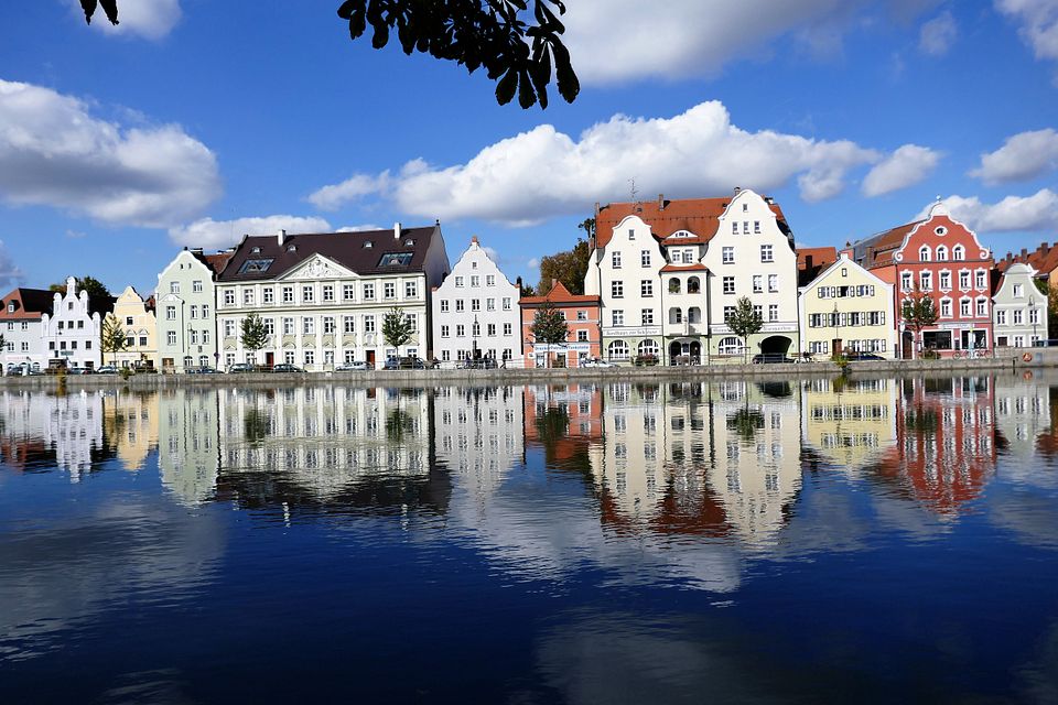 Landshut und Isar